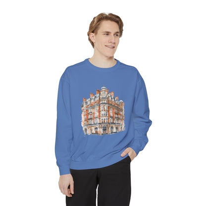 Unisex Garment-Dyed Sweatshirt - British Historic Building