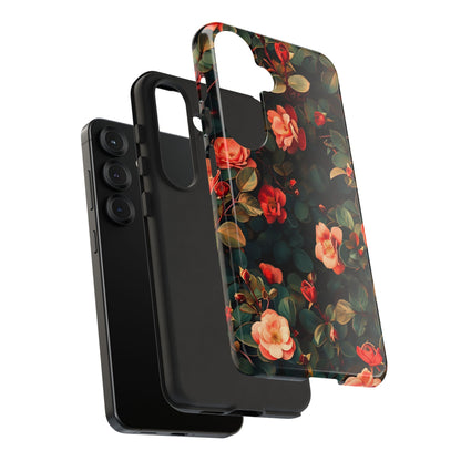 Floral Phone Case - Elegant Floral Design, Tough Protective Case, Perfect Gift for Her, Trendy Phone Accessories, Mother’s Day, Birthday