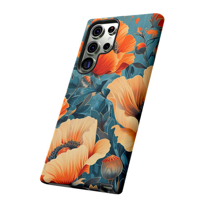 Floral Phone Case, Tough Cases for Protection and Style, Spring Aesthetic, Gift for Her, Phone Accessory for Nature Lovers