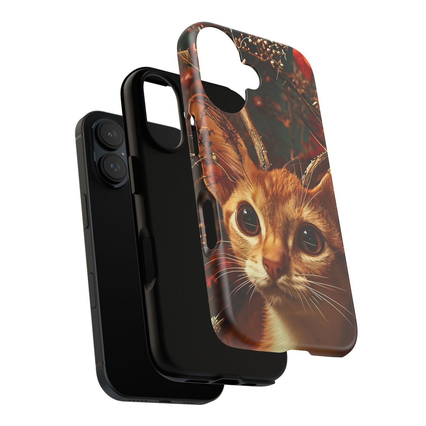 Cat Themed Phone Case, Tough Cases for Cat Lovers, Unique Pet Gifts, Animal Chic Accessories, Personalized Phone Protector