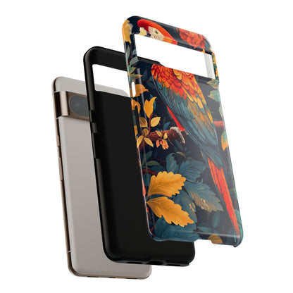 Vibrant Parrot Phone Case - Tough, Stylish, Nature-Inspired, Tropical, Wildlife, Perfect Gift, Summer Vibes