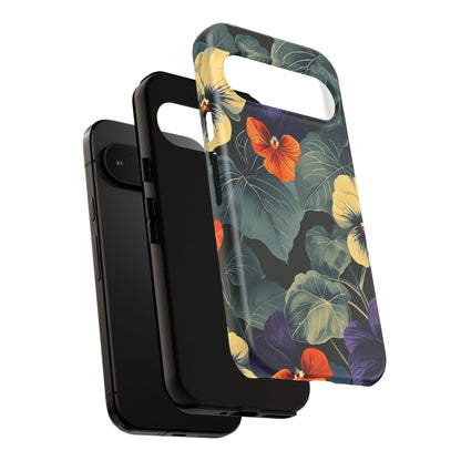 Tough Cases Floral iPhone Case, Tough Phone Cover, Stylish Floral Design, Gift for Her, Summer Vibe, Durable Protective Case