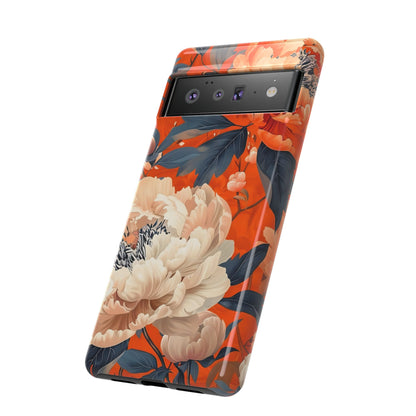 Floral Tough Case, Durable Floral Phone Case, Stylish Protection Case, Gift for Her, Spring Accessories, Mother’s Day Gift