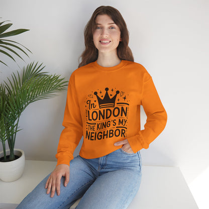 Unisex Heavy Blend™ Crewneck Sweatshirt - King is my Neighbour in London