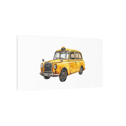 Vintage Taxi Matte Canvas, Stretched, 0.75" (Multi-Size)