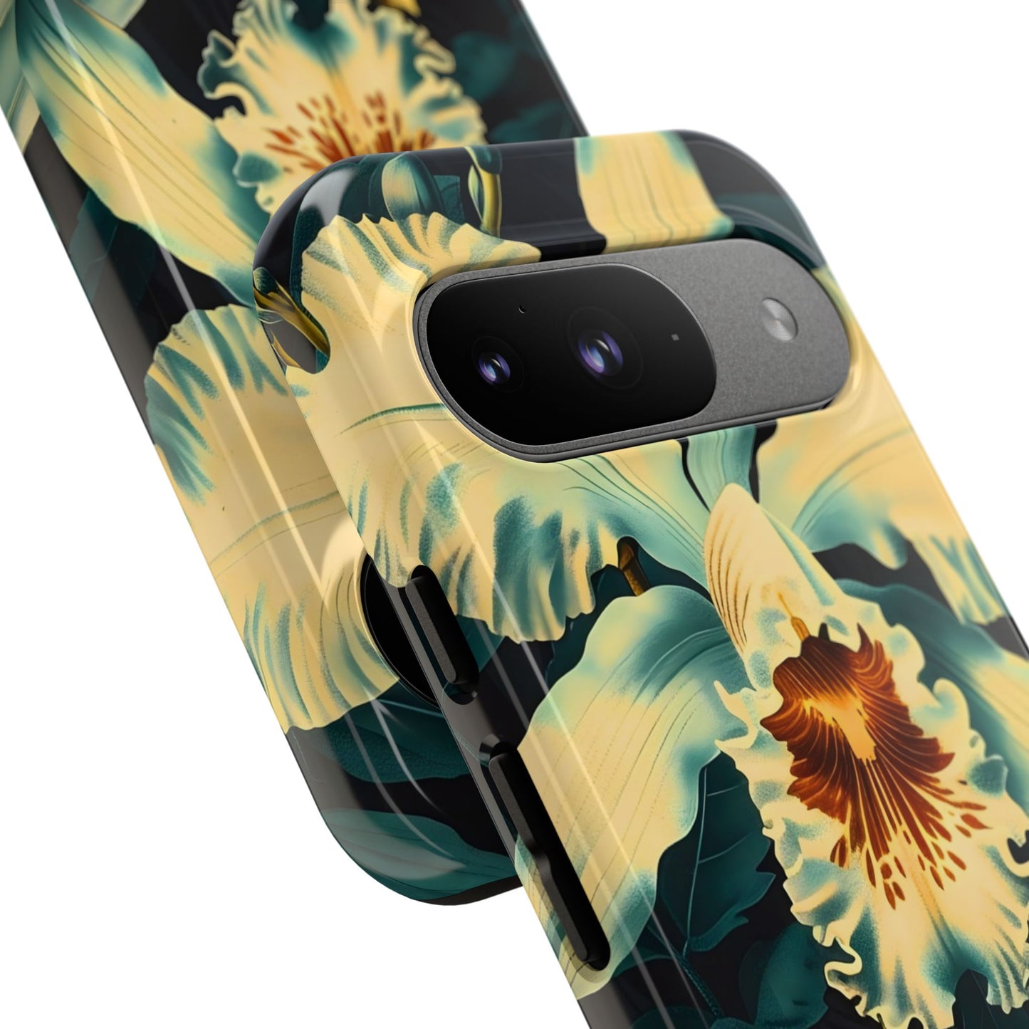 Floral Phone Case - Tough Cases with Orchid Design, Durable Smartphone Cover for Nature Lovers, Floral Gift for Her, Botanical [...]