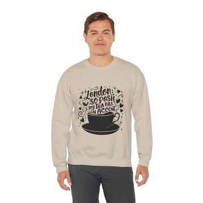 Unisex Heavy Blend™ Crewneck Sweatshirt Classy - London's Nostalgic Tea