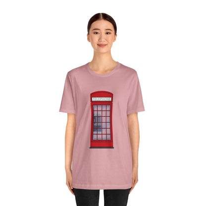Unisex Jersey Short Sleeve Tee - British Public Telephone