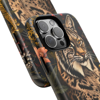 Wildlife Phone Case with Lynx Design, Tough Cases, Animal Lovers Gift, Nature Inspired Accessories, Unique Tech Protection