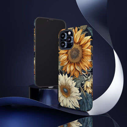 Sunflower Phone Case – Floral Protection Cover, Nature-Lover Gift, Summer Vibe Accessories, Mother’s Day Present, Phone Protector