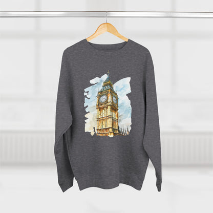 Unisex Crewneck Sweatshirt - Iconic Big Ben Clock Tower