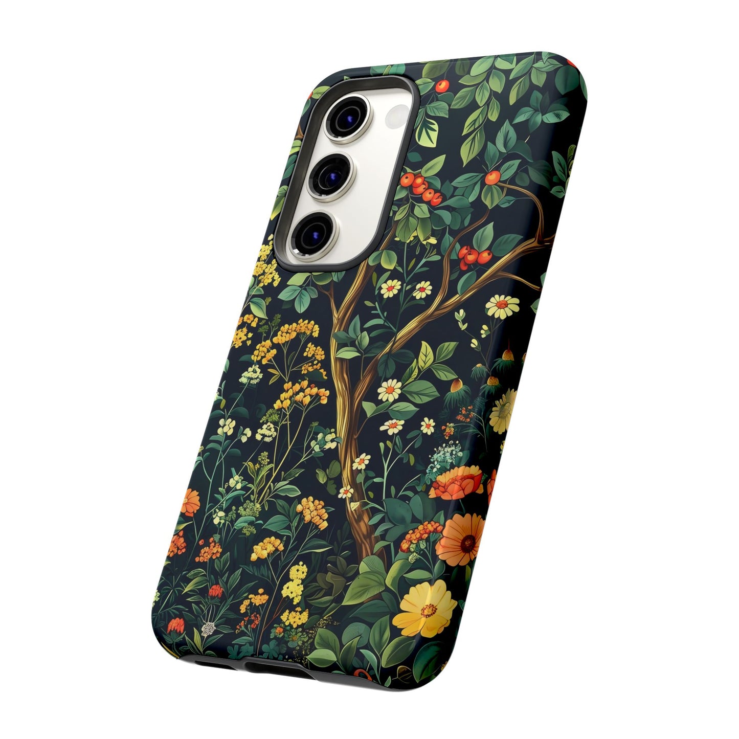 Floral Phone Case - Tough Cases, Colorful Nature Design, Gift for Flower Lovers, Phone Accessory, Unique Cell Phone Cover