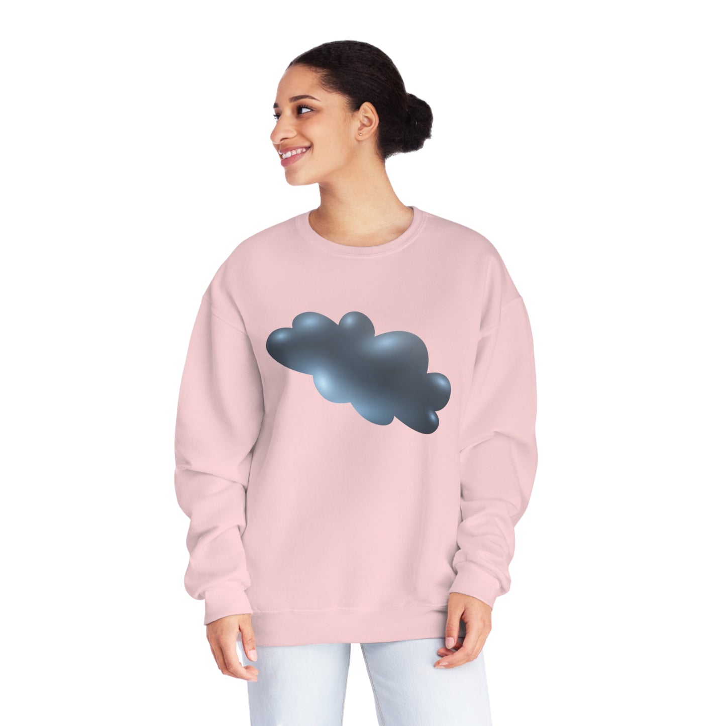 Unisex NuBlend® Crewneck Sweatshirt - Serene Cloudscape - Dreamy Cloud Design