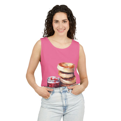 Unisex Garment-Dyed Tank Top - Gourmet Food Art Print for Kitchen Decor