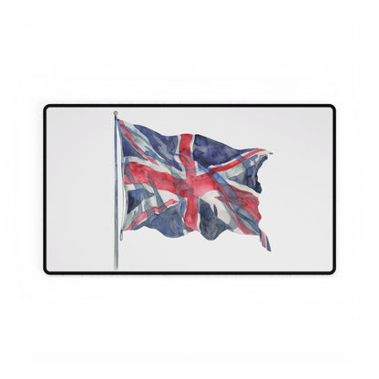 Union Jack Desk Mat, Stylish Office Decor, British Flag Desk Pad, Home Office Accessory, Unique Gifts for Him or Her