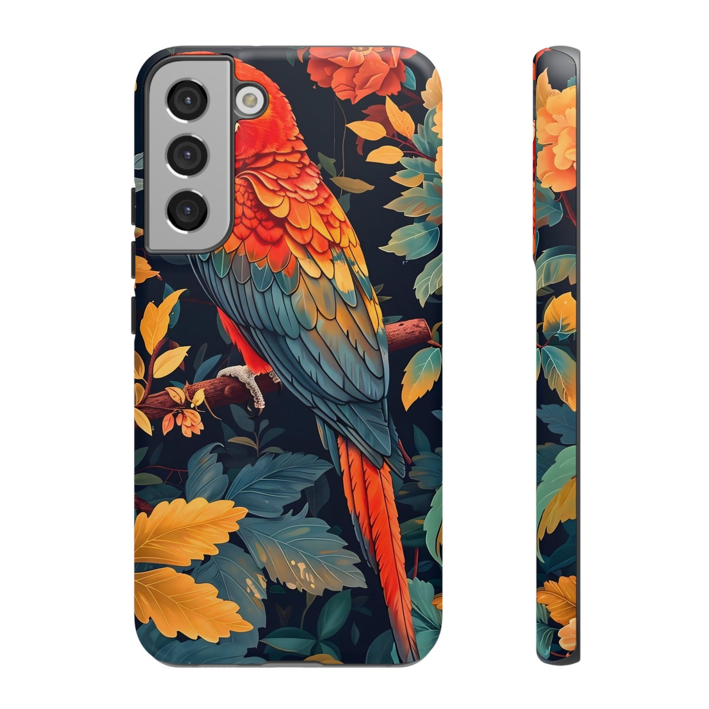 Vibrant Parrot Phone Case - Tough, Stylish, Nature-Inspired, Tropical, Wildlife, Perfect Gift, Summer Vibes