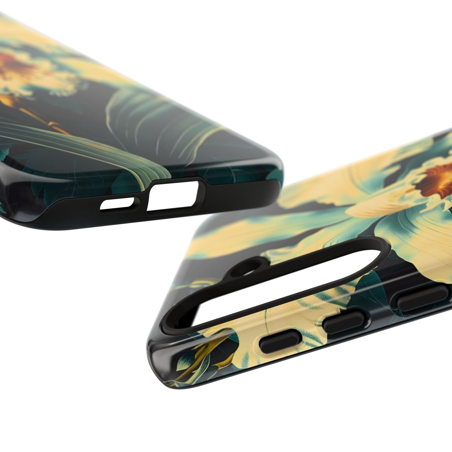 Floral Phone Case - Tough Cases with Orchid Design, Durable Smartphone Cover for Nature Lovers, Floral Gift for Her, Botanical [...]
