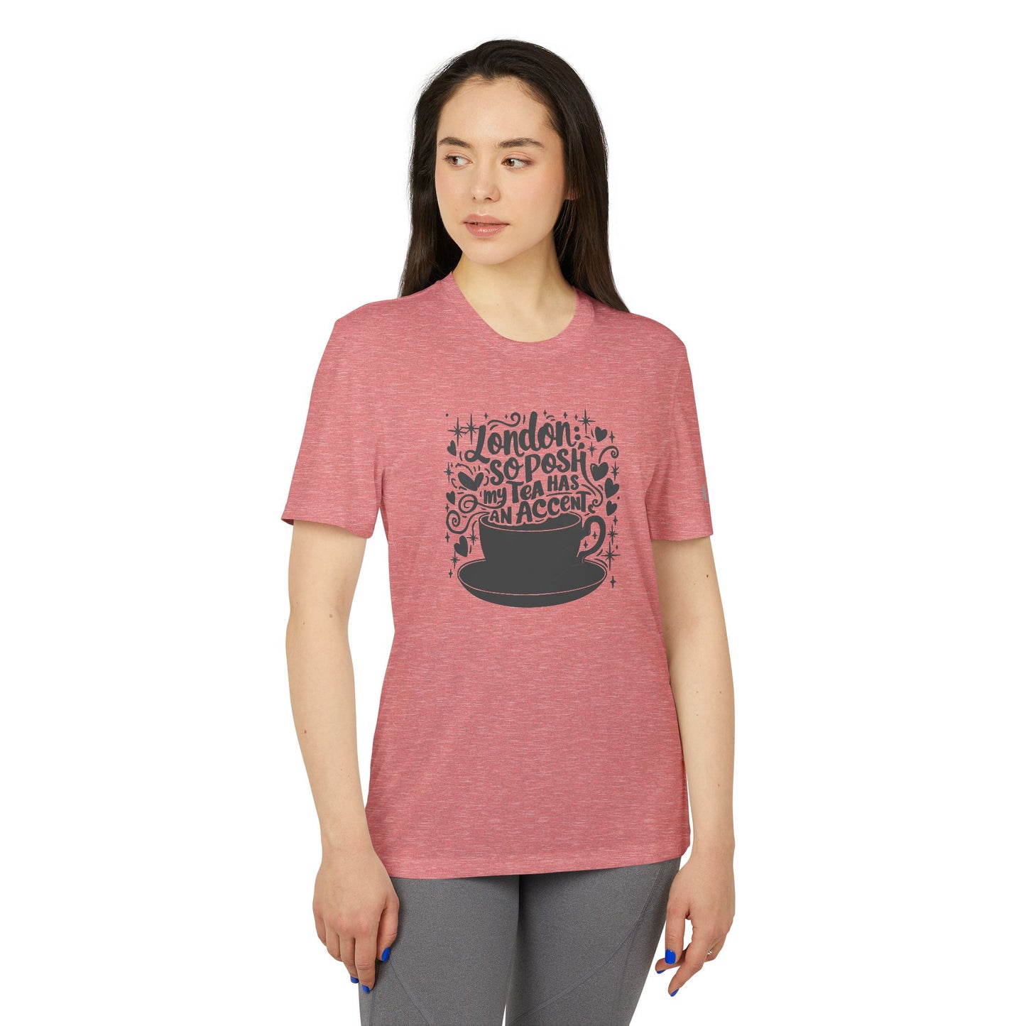 Unisex Sport T-Shirt - London so posh my tea has an accent - Fun and Playful Activewear
