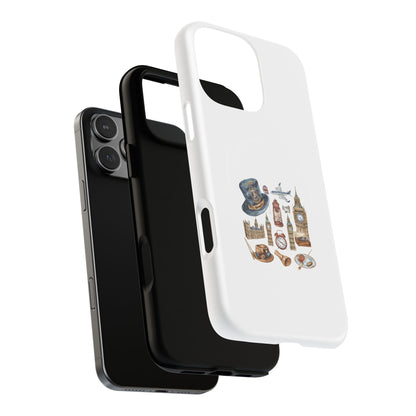 Stylish Tough Magnetic Phone Case Featuring Iconic London Landmarks, Durable Protection, Gift for Travelers, Phone Cover, Customizable [...]