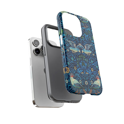 Elegant Bird Pattern Phone Case | Nature Lover Gift, Stylish Mobile Cover, Floral Design, Eco-Friendly, Unique Cell Phone Protector