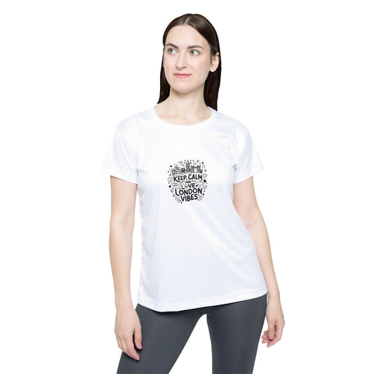 Stylish Women's Sports Jersey - Keep calm and love London vibes