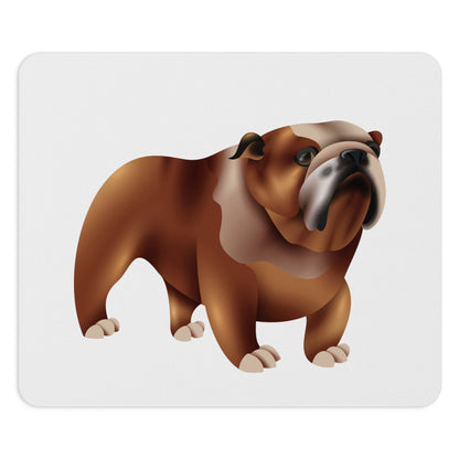 Bulldog Mouse Pad - Cute Animal Office Decor, Pet Lover Gift, Desk Accessory, Dog-Themed Gift, Home Office Essentials