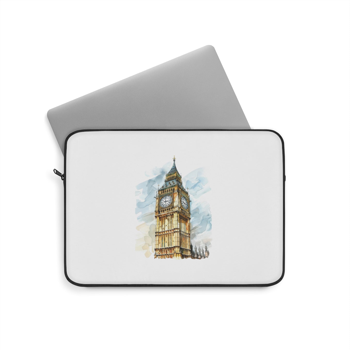 Stylish Big Ben Laptop Sleeve | Travel Accessory, Unique Gift for Students, Home Office Decor, Tech Organizer, Anniversary Gift