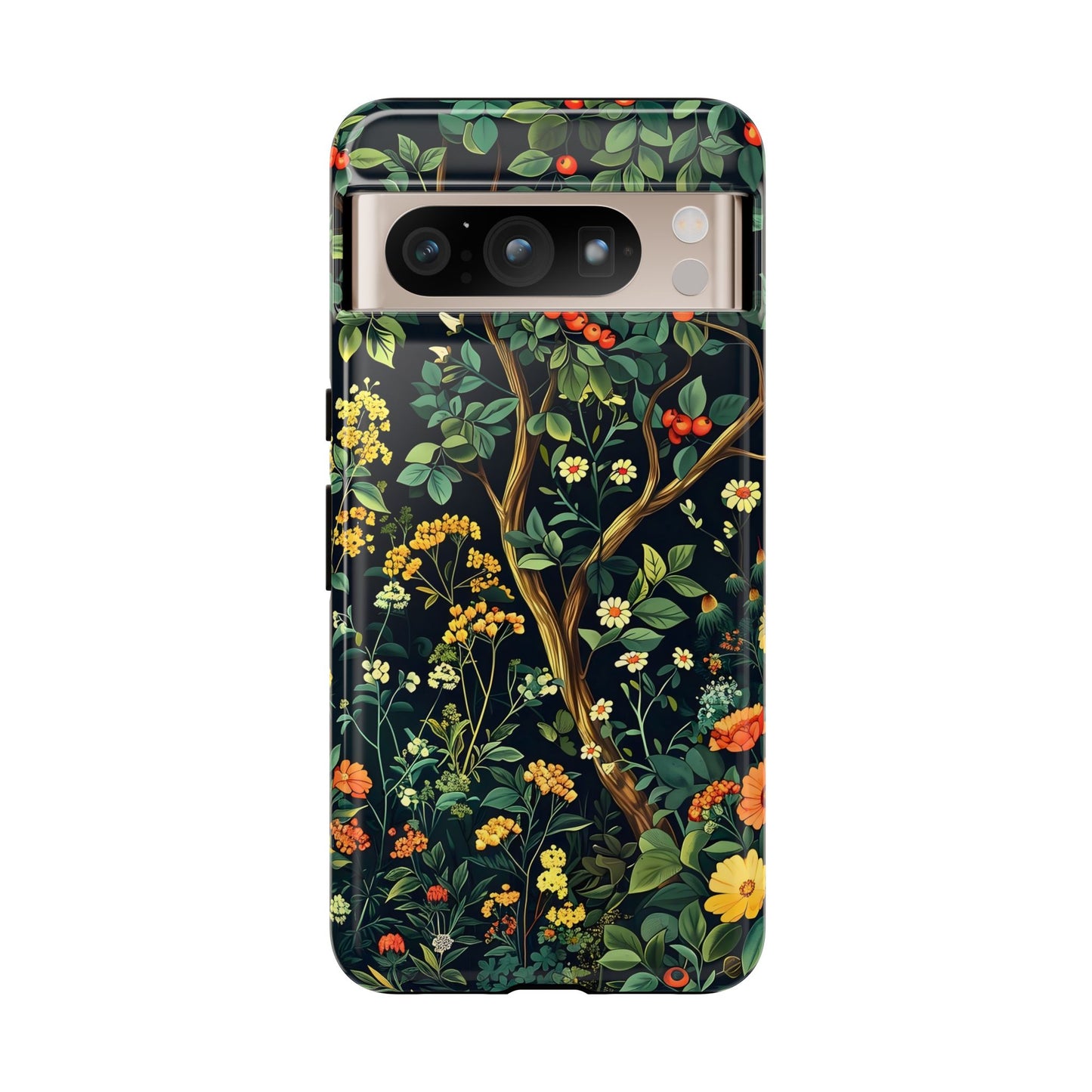 Floral Phone Case - Tough Cases, Colorful Nature Design, Gift for Flower Lovers, Phone Accessory, Unique Cell Phone Cover