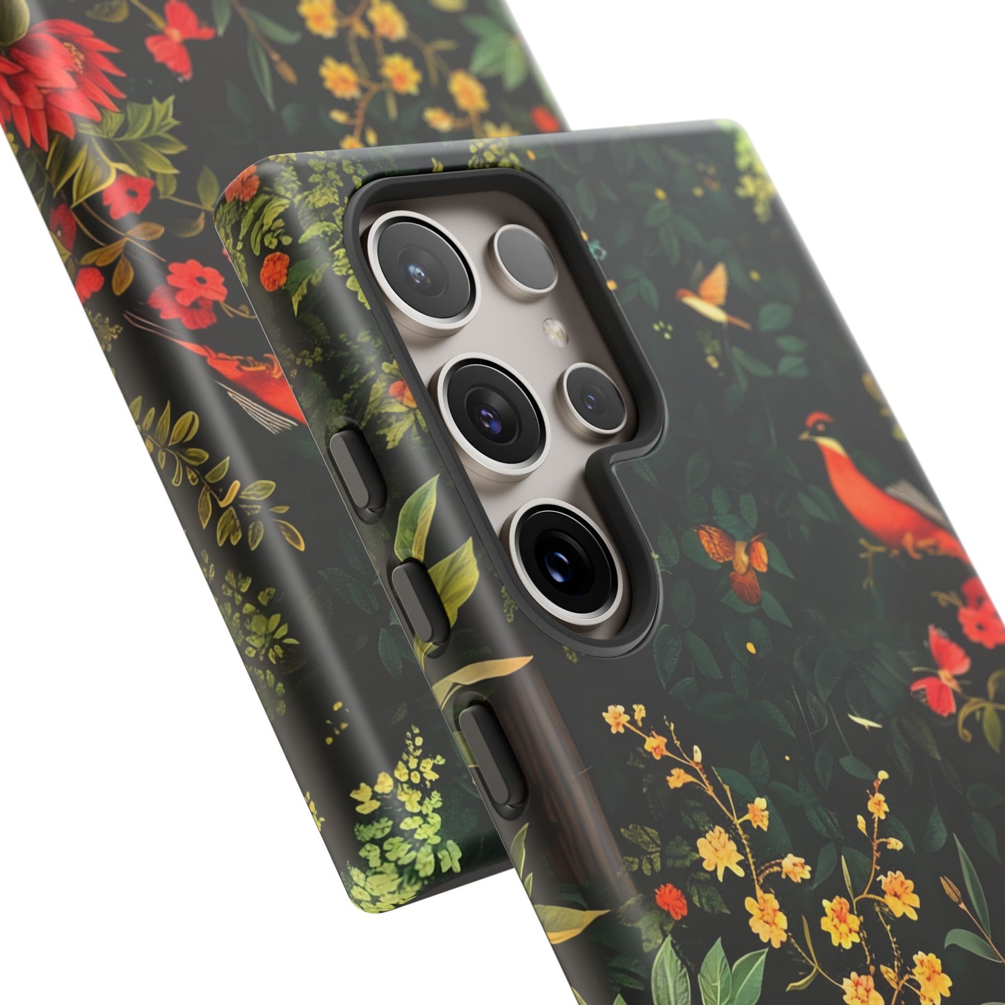 Floral Tough Phone Case, Nature-Inspired Design, Ideal for Garden Lovers, Gift for Birthdays, Christmas, Eco-Friendly Accessory