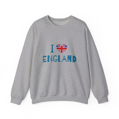 Unisex Heavy Blend™ Crewneck Sweatshirt Cozy  - I Love England