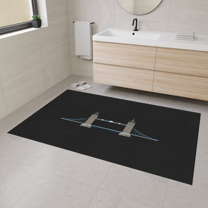 London Bridge Heavy Duty Floor Mat, Stylish Home Decor, Kitchen or Entryway Mat, Unique Gift for Housewarming, Rug for Cozy Living
