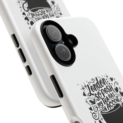 Posh Tea iPhone Case - London Accent Design