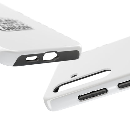 London-Themed Tough Phone Case - "I Want to Live in London" Design