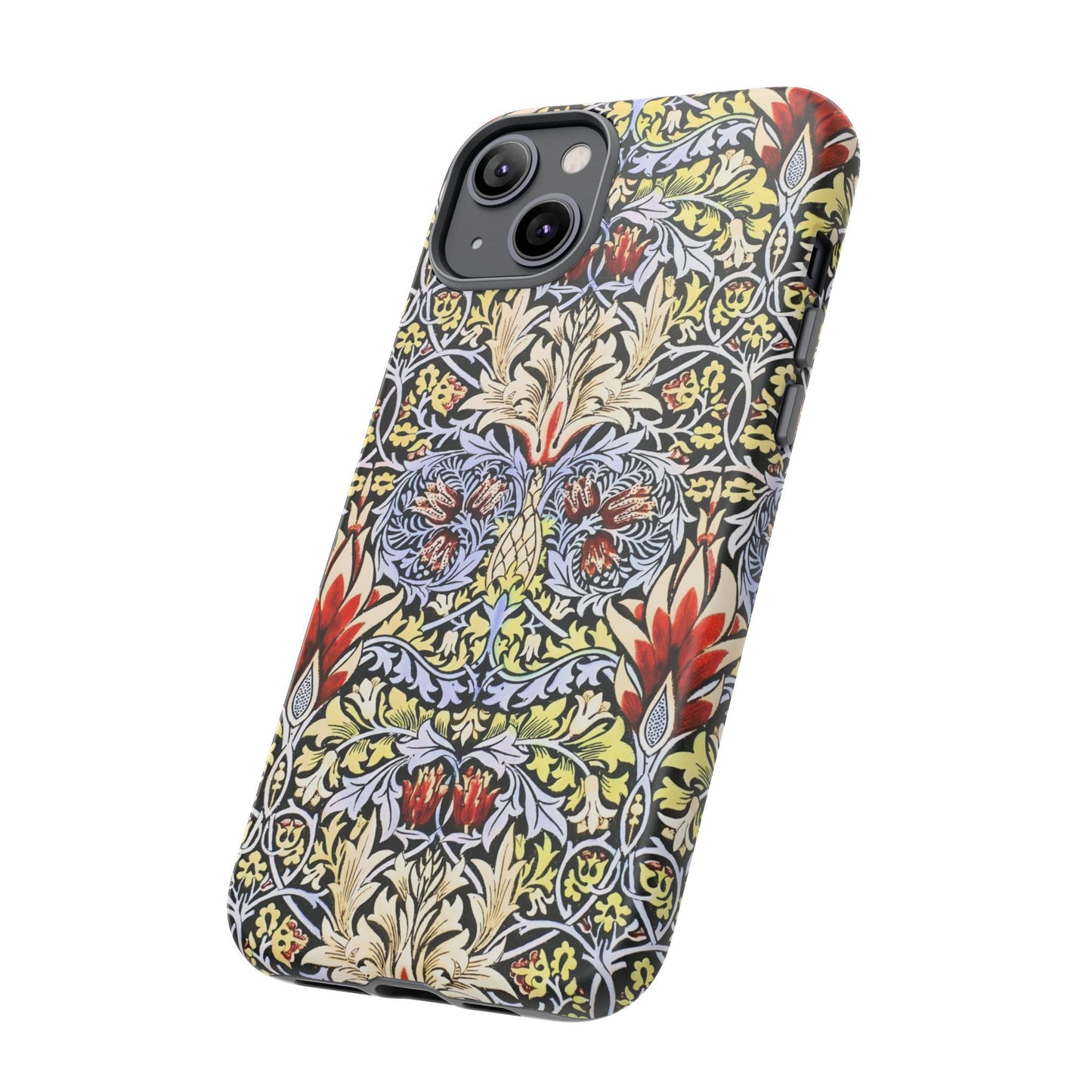 Stylish Phone Case - Floral Design, Tough Cases, Gift for Her, Phone Accessories, Trendy Tech, Unique Cell Phone Cover
