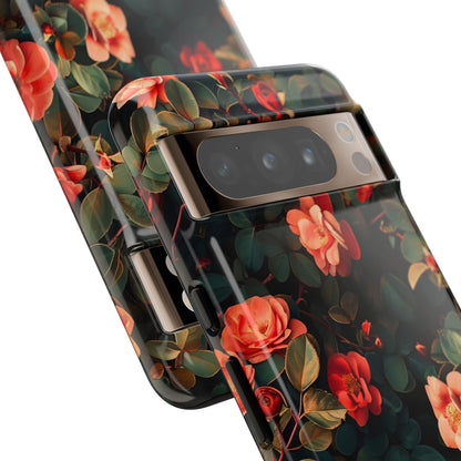 Floral Phone Case - Elegant Floral Design, Tough Protective Case, Perfect Gift for Her, Trendy Phone Accessories, Mother’s Day, Birthday