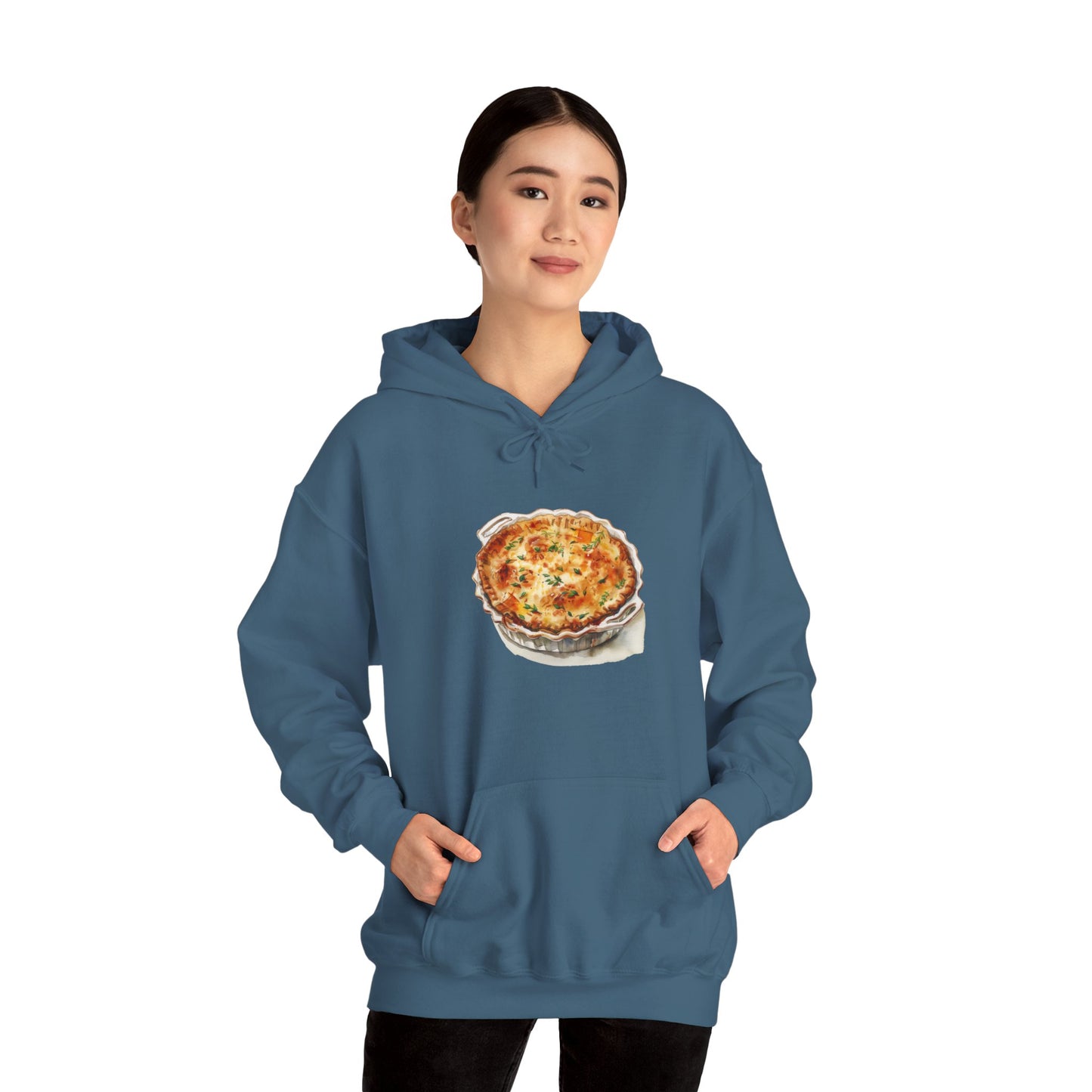 Unisex Heavy Blend™ Hooded Sweatshirt - Savor the Majesty - Iconic British Royal Foods