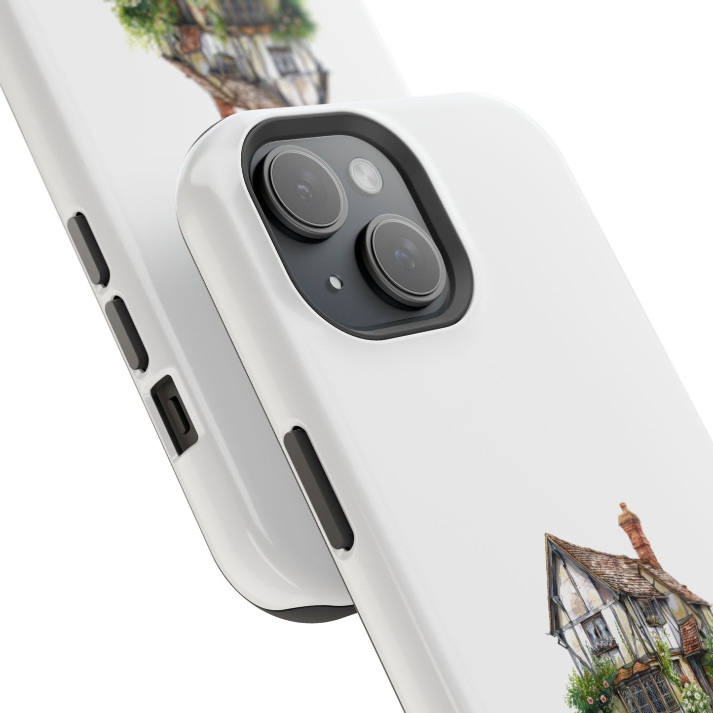 Magnetic Phone Cases, Whimsical Cottage Design, Unique Gift, Phone Accessory, Artful Cases for Nature Lovers, Customized Options