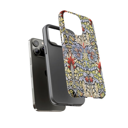 Stylish Phone Case - Floral Design, Tough Cases, Gift for Her, Phone Accessories, Trendy Tech, Unique Cell Phone Cover