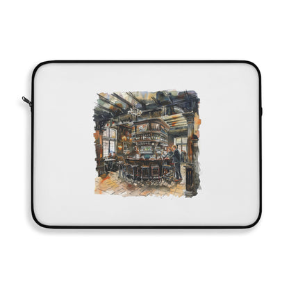 Union Jack Pub Laptop Sleeve