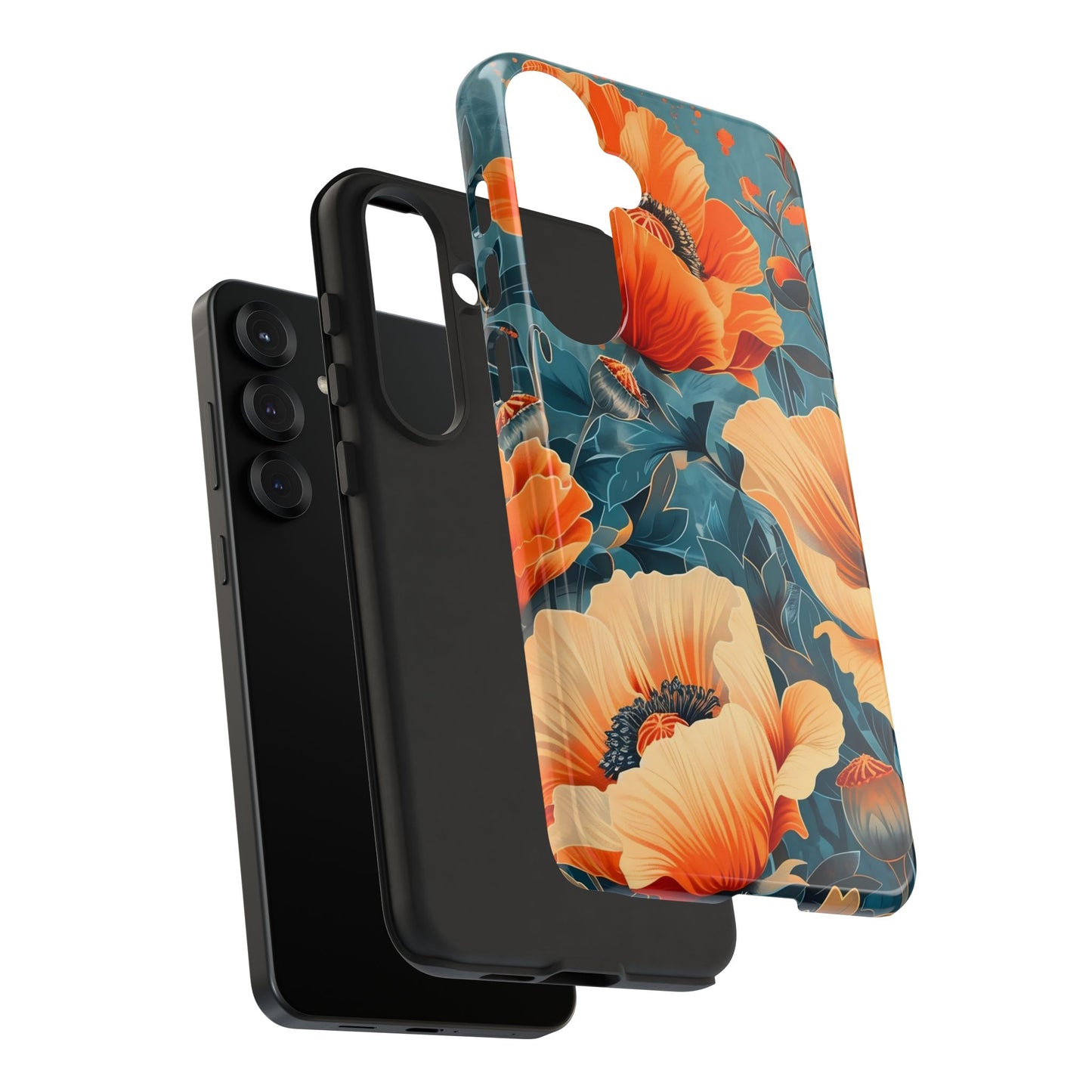 Floral Phone Case, Tough Cases for Protection and Style, Spring Aesthetic, Gift for Her, Phone Accessory for Nature Lovers
