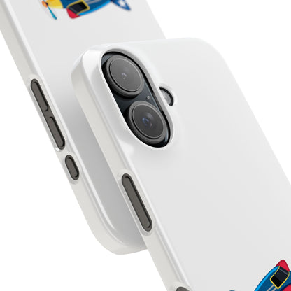 Colorful Airplane Slim Phone Case - Travel Lover's Gift, Airplane Accessories, Unique Phone Cover, Birthday Gift, Everyday Use