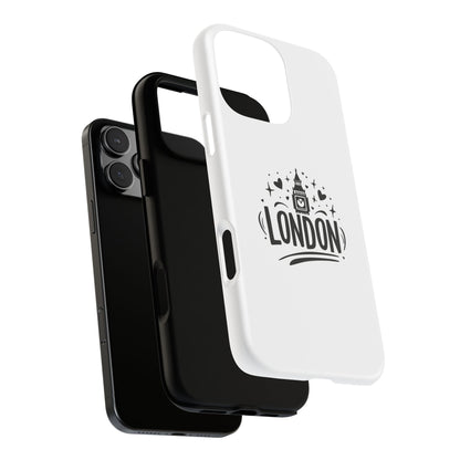 Stylish Phone Case for London Lovers, London Gift, Travel Accessory, Unique Smartphone Case, Cityscape Phone Cover