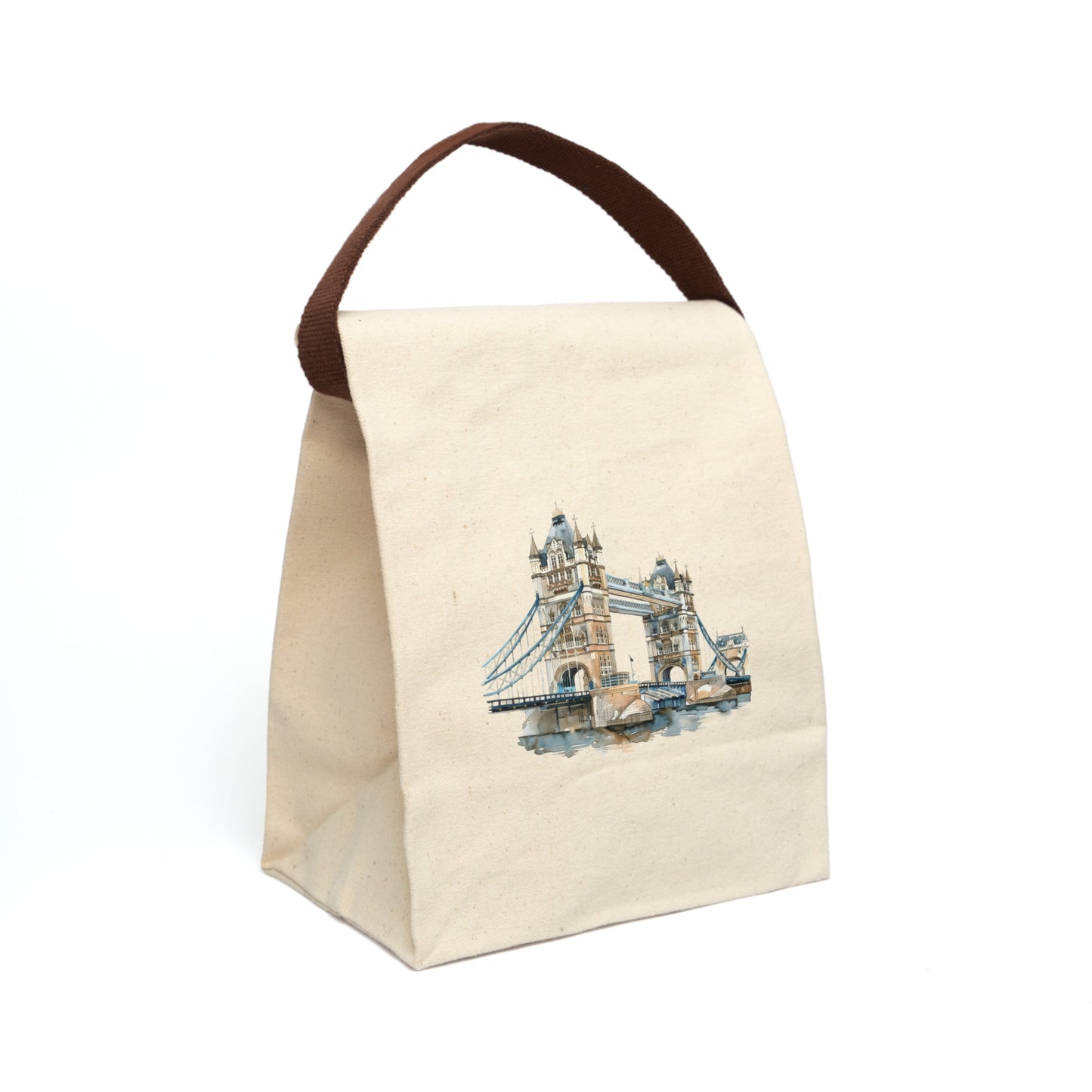 London bridge Canvas Lunch Bag With Strap