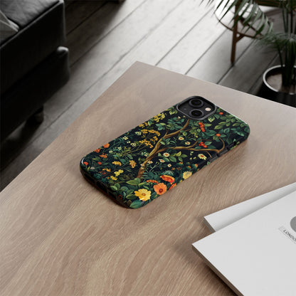 Floral Phone Case - Tough Cases, Colorful Nature Design, Gift for Flower Lovers, Phone Accessory, Unique Cell Phone Cover