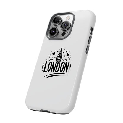Stylish Phone Case for London Lovers, London Gift, Travel Accessory, Unique Smartphone Case, Cityscape Phone Cover