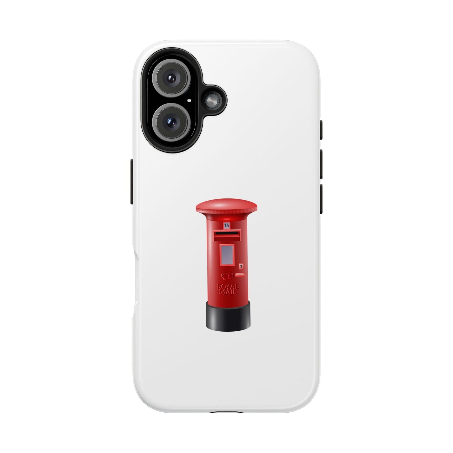 Red Mailbox Tough Phone Case, Durable Phone Cover, Unique Gift, Post Office Style, Trendy Phone Accessory