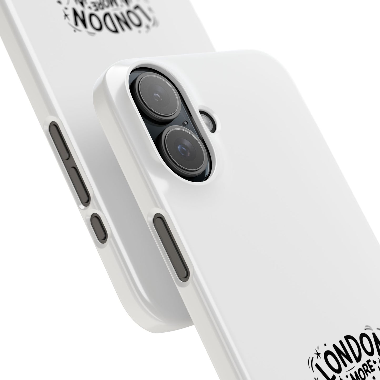 London-Themed Phone Case | Slim Phone Cases, Travel Accessories, Gift for London Lovers, Unique Phone Cover, Fun Design, Typography Art
