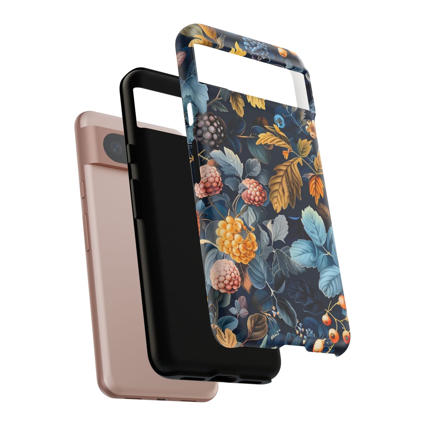 Floral iPhone Case, Tough Phone Cover, Nature-inspired Accessory, Gift for Her, Trendy Protection Case