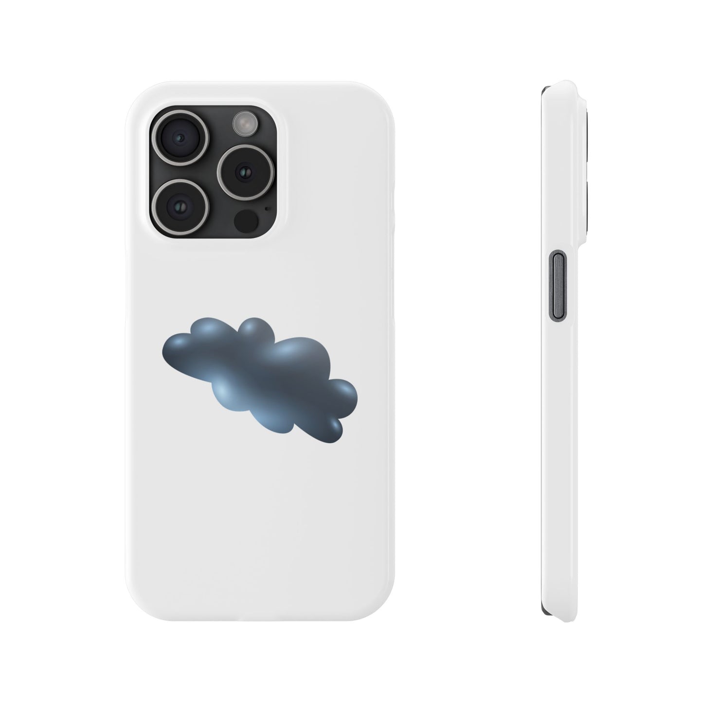 Soft Cloud Slim Phone Cases | Aesthetic Phone Cover, Cute Gift for Teens, Minimalist Design, Trendy Phone Accessories, Cloud Lover