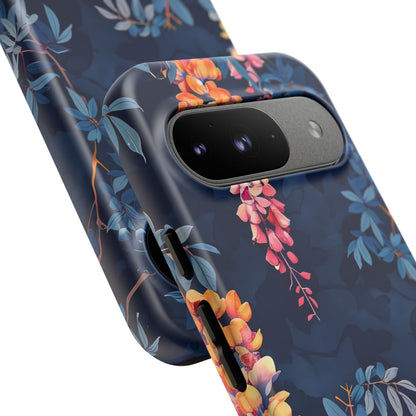 Floral iPhone Case, Tough Phone Cover, Gift for Her, Nature Lover Accessory, Spring Decor, Unique Floral Design